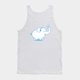 Rock & Roll elephant Tank Top